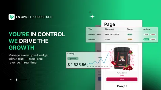 EN Upsell &amp; Cross Sell screenshot