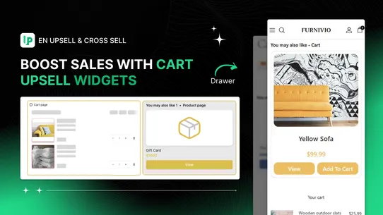 Upsell &amp; Cross Sell Cart App screenshot