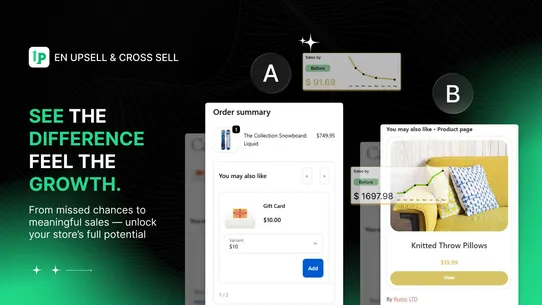 Upsell &amp; Cross Sell Cart App screenshot