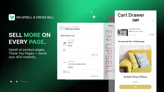 Upsell &amp; Cross Sell Cart App screenshot