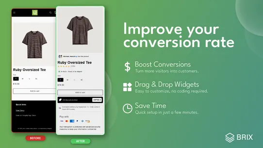Brix ‑ CRO Product Blocks screenshot