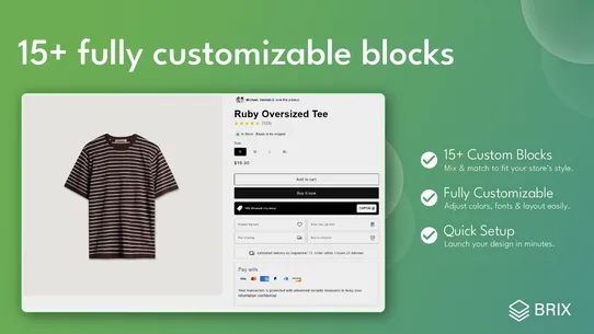 Brix ‑ CRO Product Blocks screenshot