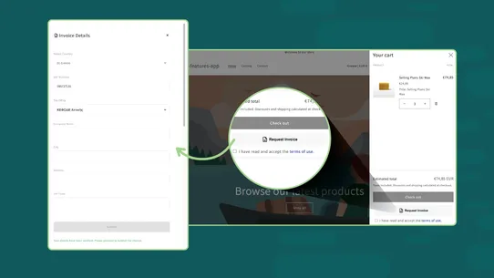 Cart Features screenshot
