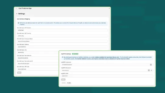 Cart Features screenshot