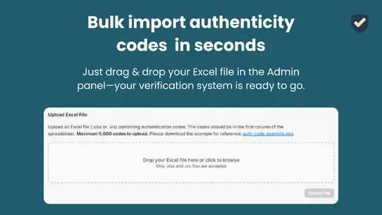 VeriTag – Authenticity Lookup screenshot