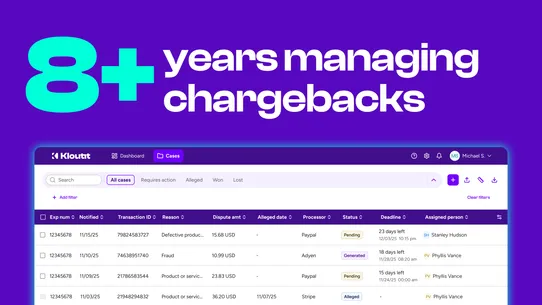Kloutit ‑ Chargeback Defense screenshot