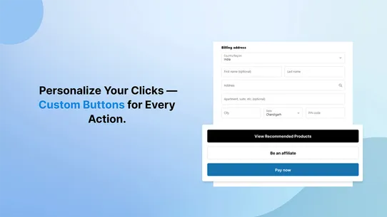 FlexiCheckout screenshot