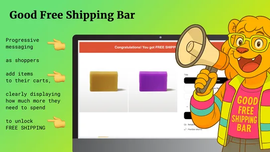 Good Free Shipping Bar screenshot