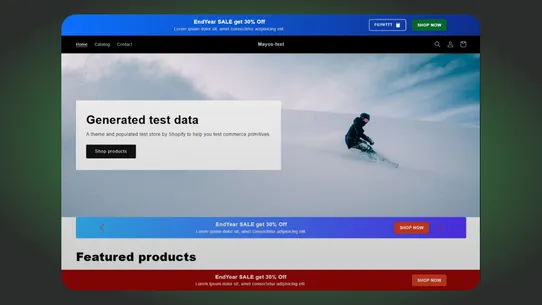 Mayyos Announcement Bar screenshot