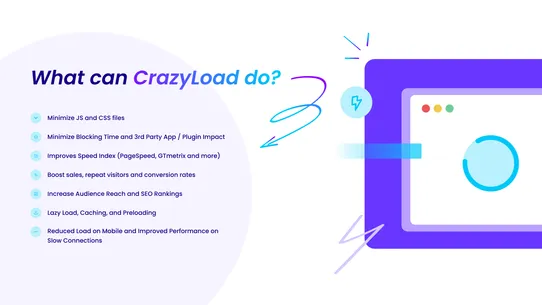 Crazyload Page Speed Optimizer screenshot