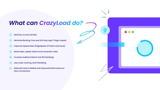 Crazyload Page Speed Optimizer screenshot