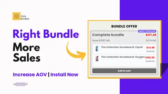 Vista Fixed Product Bundles screenshot