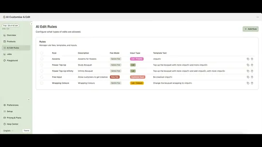 AI Customise &amp; Edit screenshot