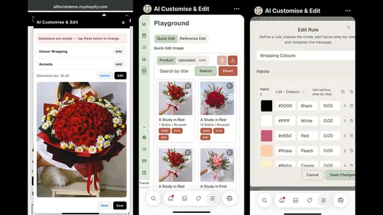 AI Customise &amp; Edit screenshot