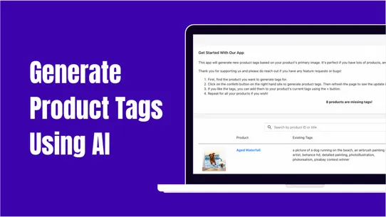 Product Tags SEO Generator Ai screenshot