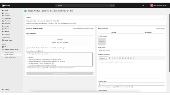 Jobto AI Product Description screenshot