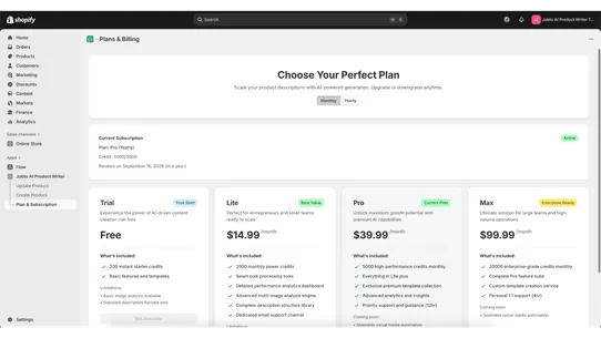 Jobto AI Product Description screenshot