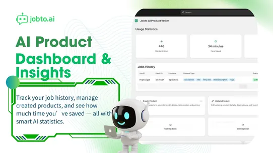Jobto AI Product Description screenshot