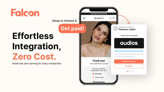 Falcon Post Purchase Offers screenshot