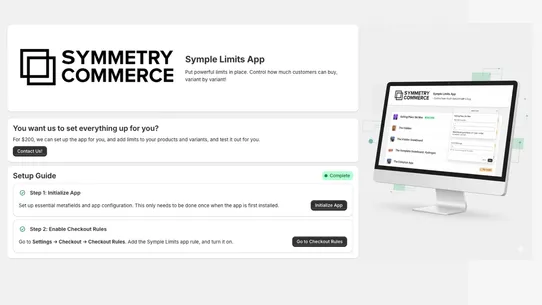 Symple Limits screenshot