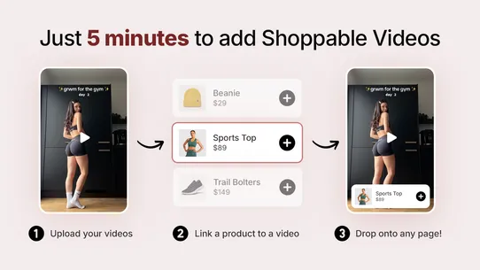 CommerceGurus Shoppable Video screenshot