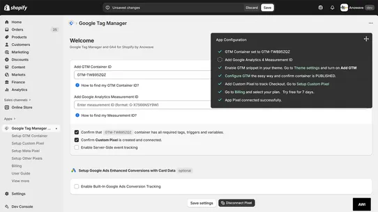 Google Tag Manager GA4 screenshot