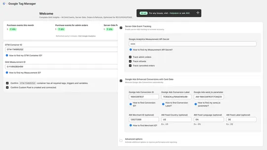Google Tag Manager GA4 screenshot