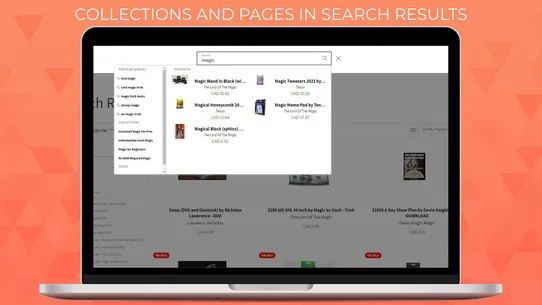 ExpertRec Smart Search Bar screenshot