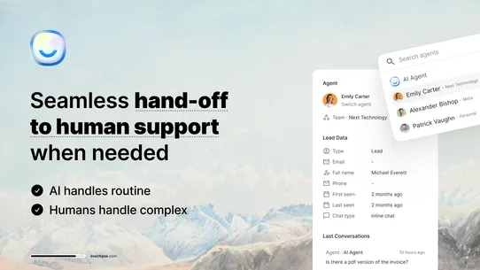 AI Support Agent &amp; Chatbot screenshot