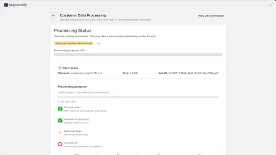 Segmentify: AI Segments Tools screenshot