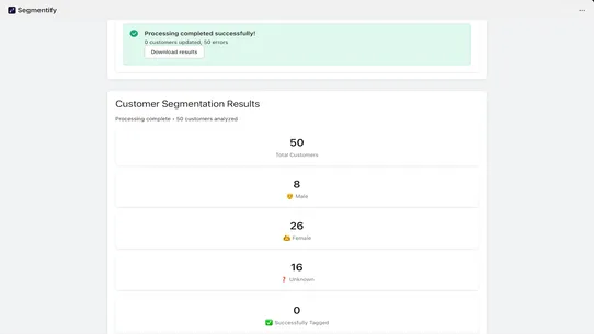 Segmentify: AI Segments Tools screenshot