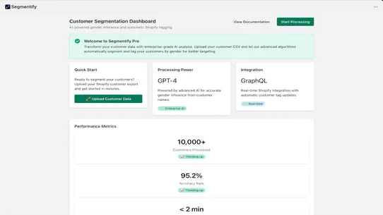 Segmentify: AI Segments Tools screenshot