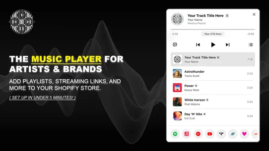WavExp: Playlist Music Player screenshot
