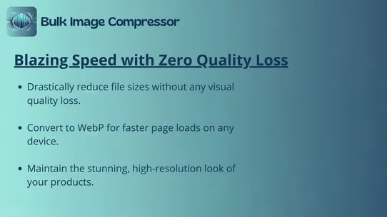 WEBP: Bulk Image Compress SEO screenshot