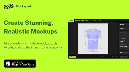 Mockspark Product Personalizer screenshot
