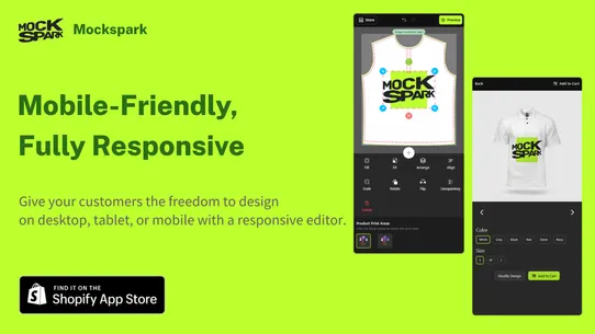 Mockspark Product Personalizer screenshot
