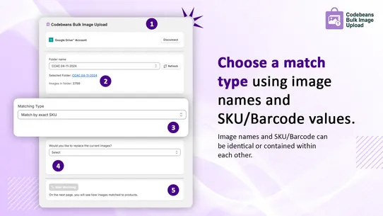 Codebeans Bulk Image Upload screenshot