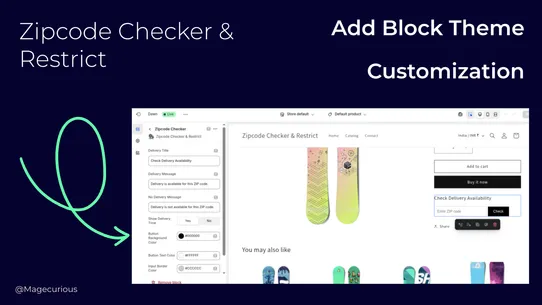 SZC Zipcode Checker &amp; Restrict screenshot