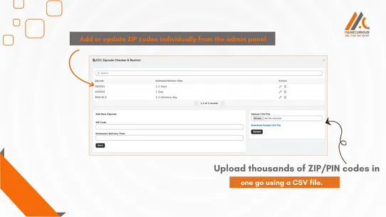 SZC Zipcode Checker &amp; Restrict screenshot