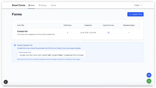 Smart Forms screenshot