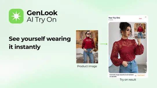 GenLook ‑ AI Virtual Try‑On screenshot