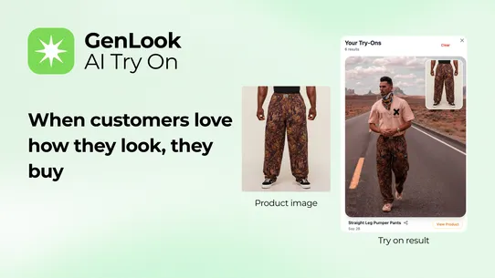 GenLook ‑ AI Virtual Try‑On screenshot