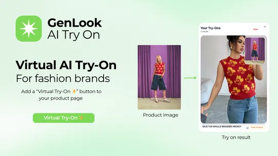 GenLook ‑ AI Virtual Try On screenshot