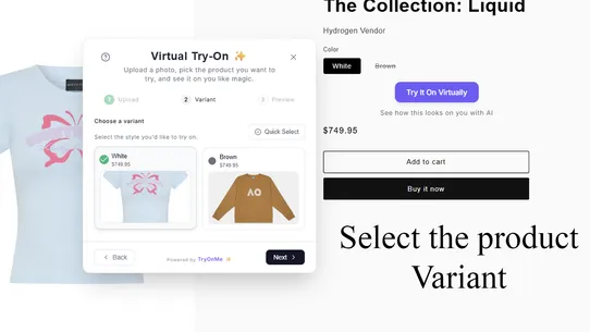 TryItOnMe ‑ Virtual AI Try‑On screenshot