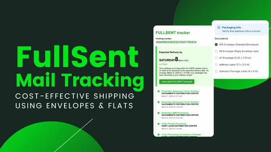 FullSent ‑ Mail Tracking App screenshot