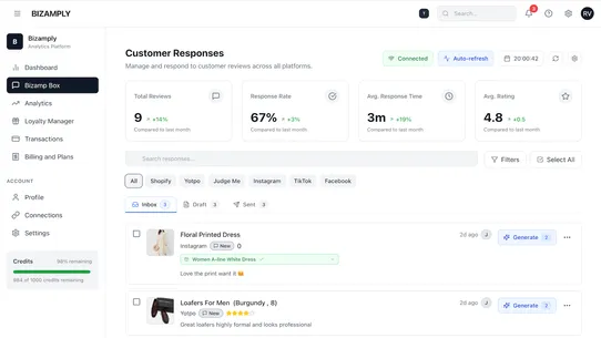 Bizamply ‑ AI Engagement screenshot