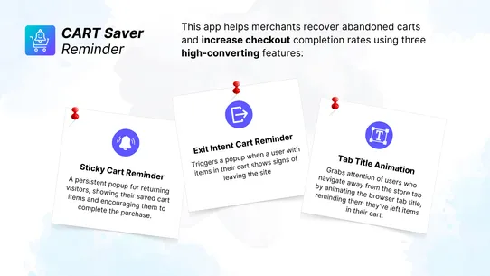 Cart Saver Reminder screenshot