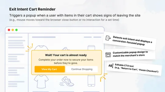 Cart Saver Reminder screenshot