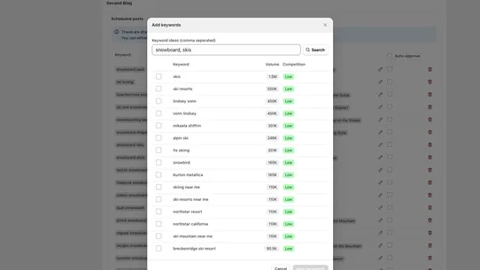 Automatic SEO screenshot