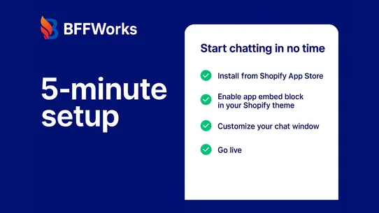 BFFWorks: AI Chatbot+Live Chat screenshot